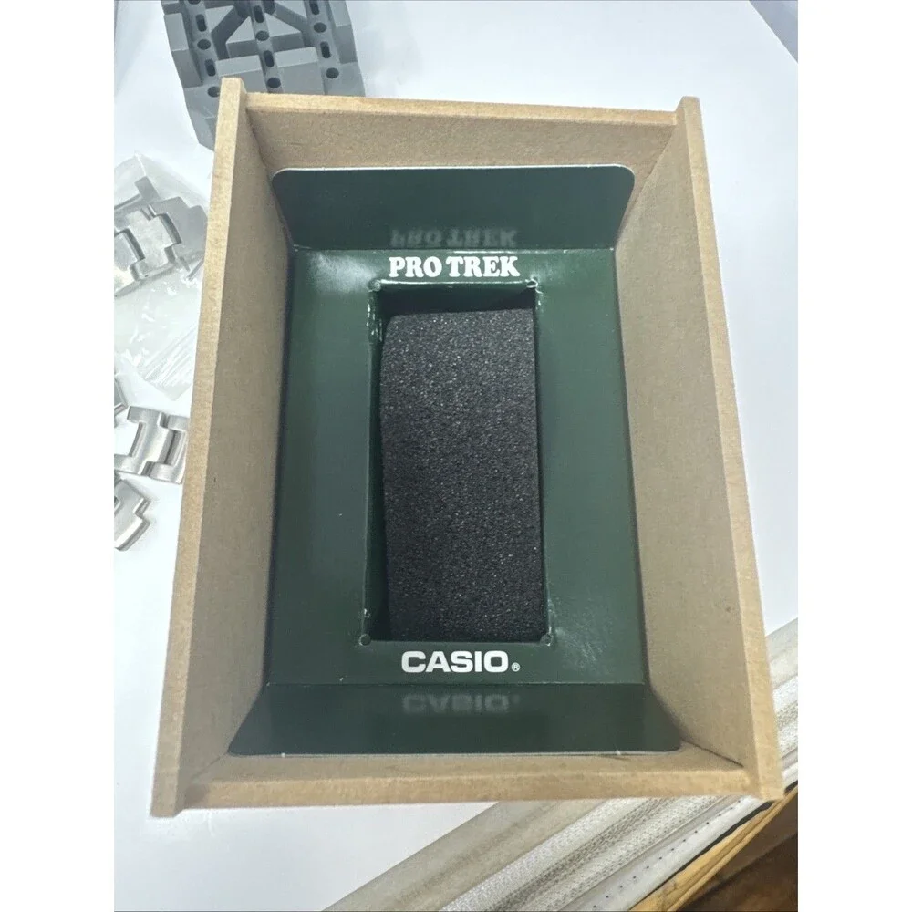 BOX & PAPERWORK ONLY - CASIO PRO TREK Solar Sensor Watch Parts Links - NO WATCH